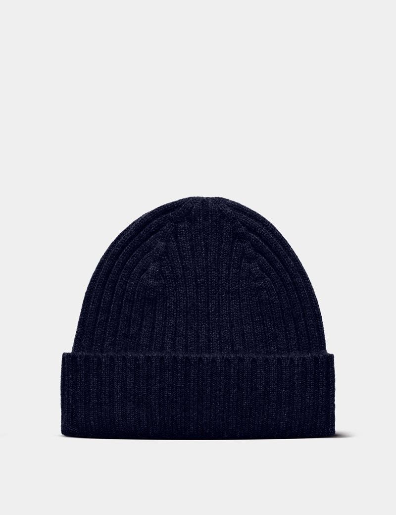 Navy Ribbed 1913 Beanie