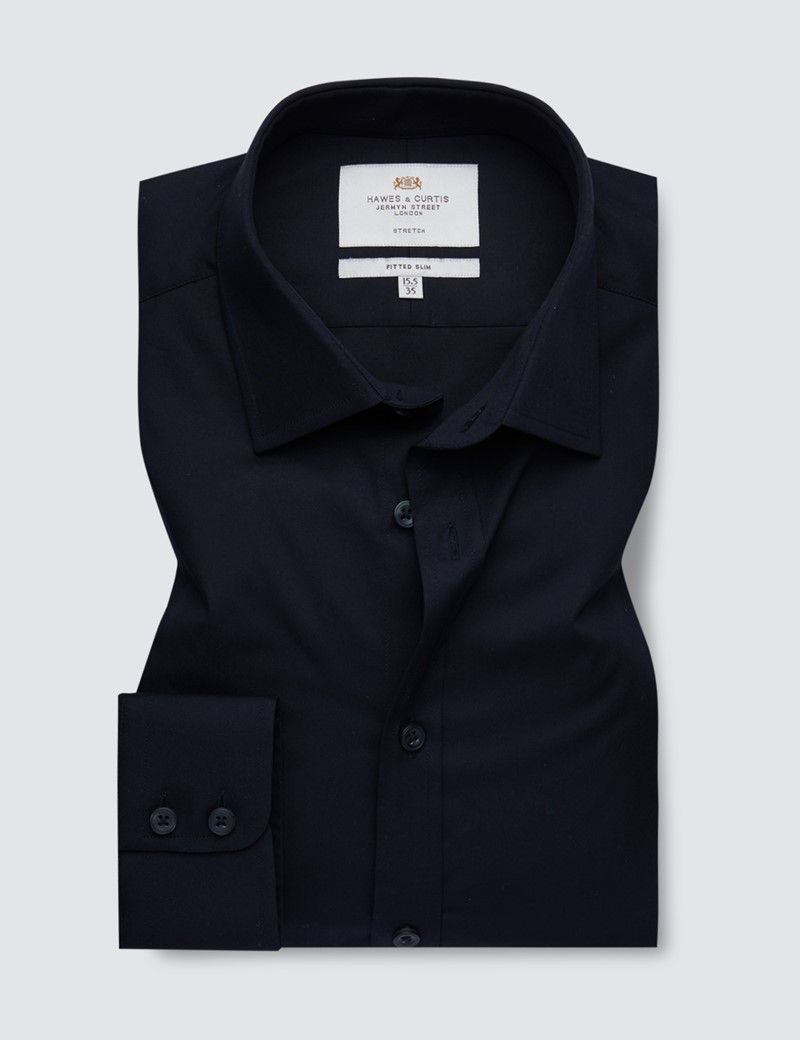 Fitted Slim Black Shirt-preview