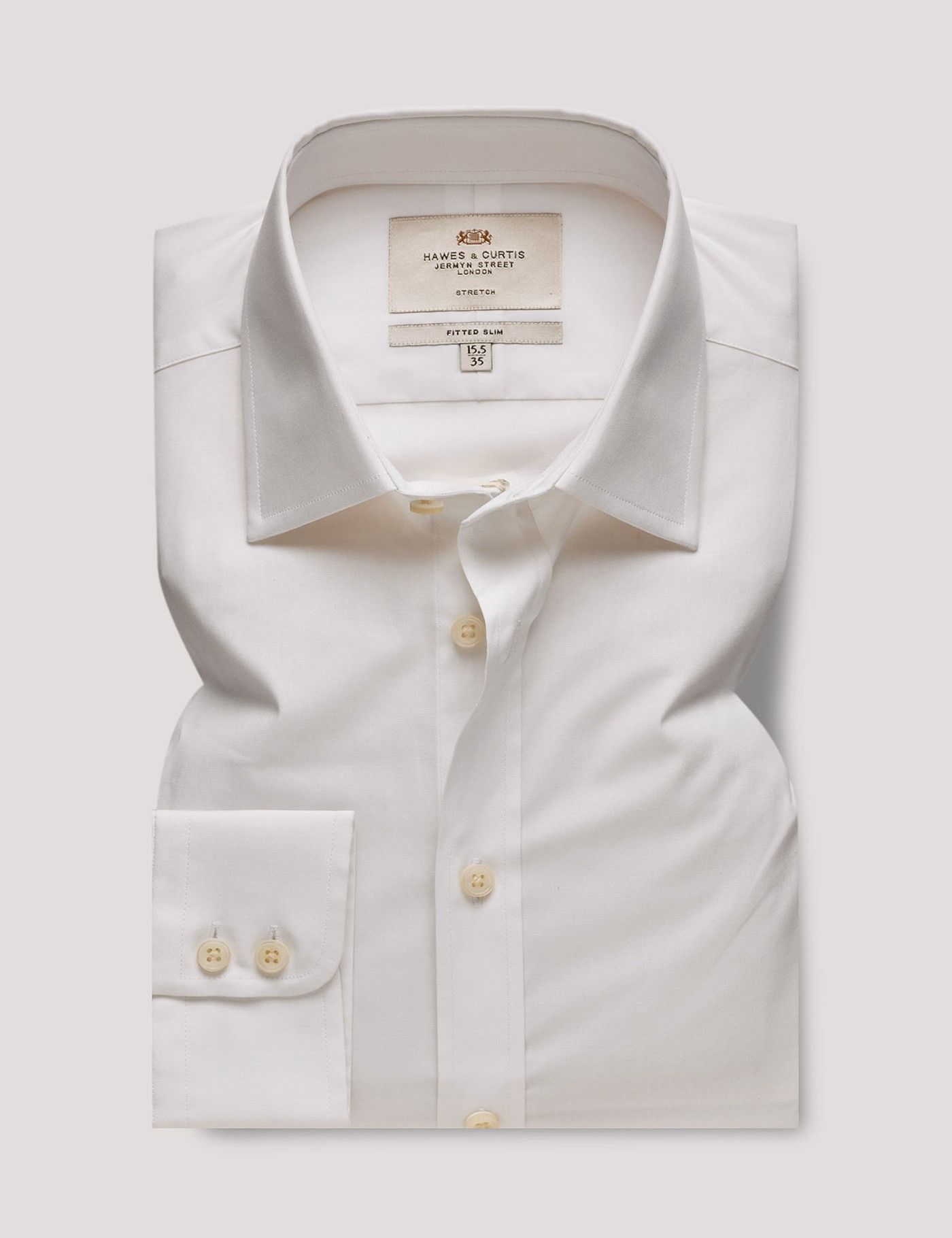 Fitted Slim White Shirt-preview