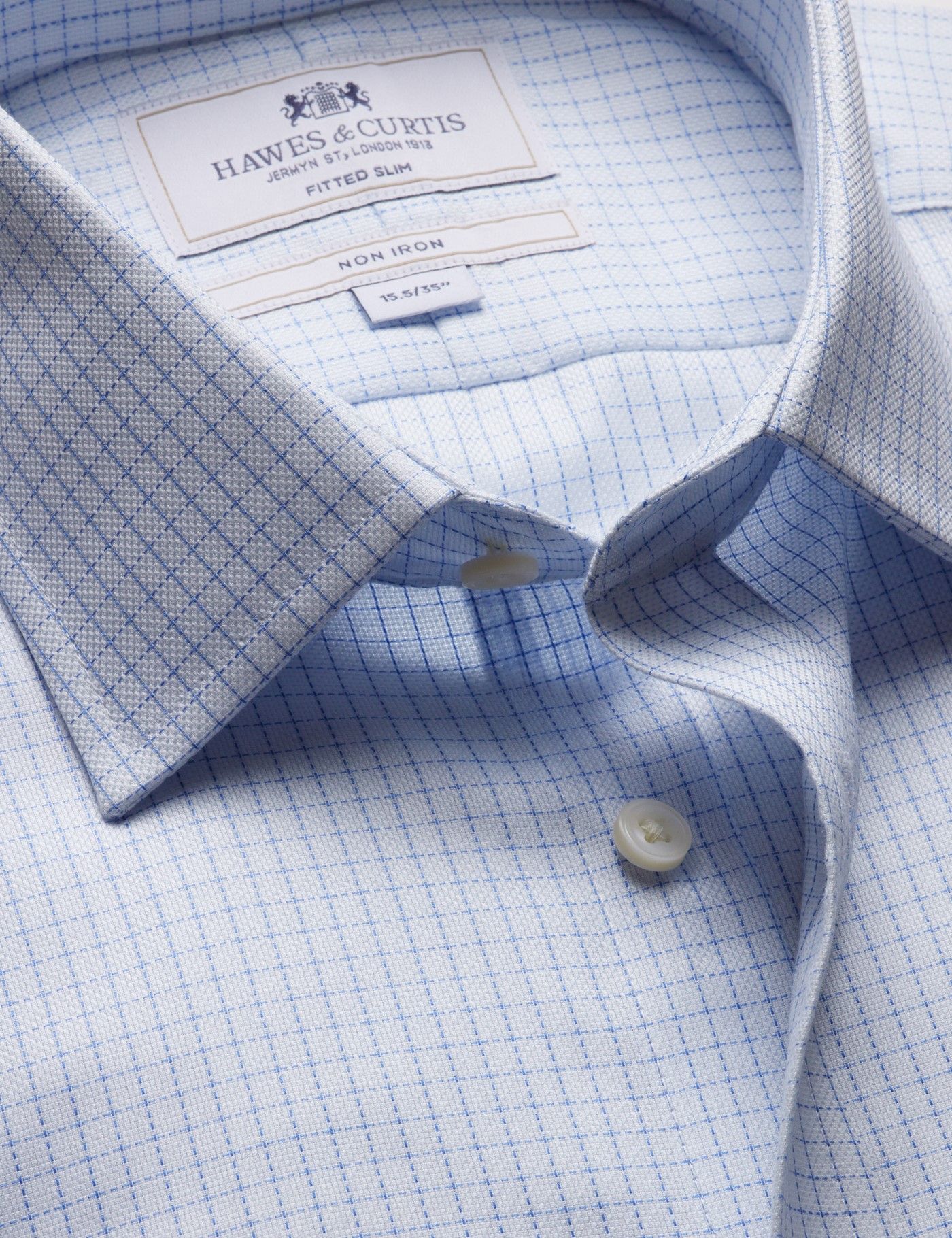 princess polly baby blue dress Men's Dress & Sport Shirts – Thomas Dean & Co main image 1