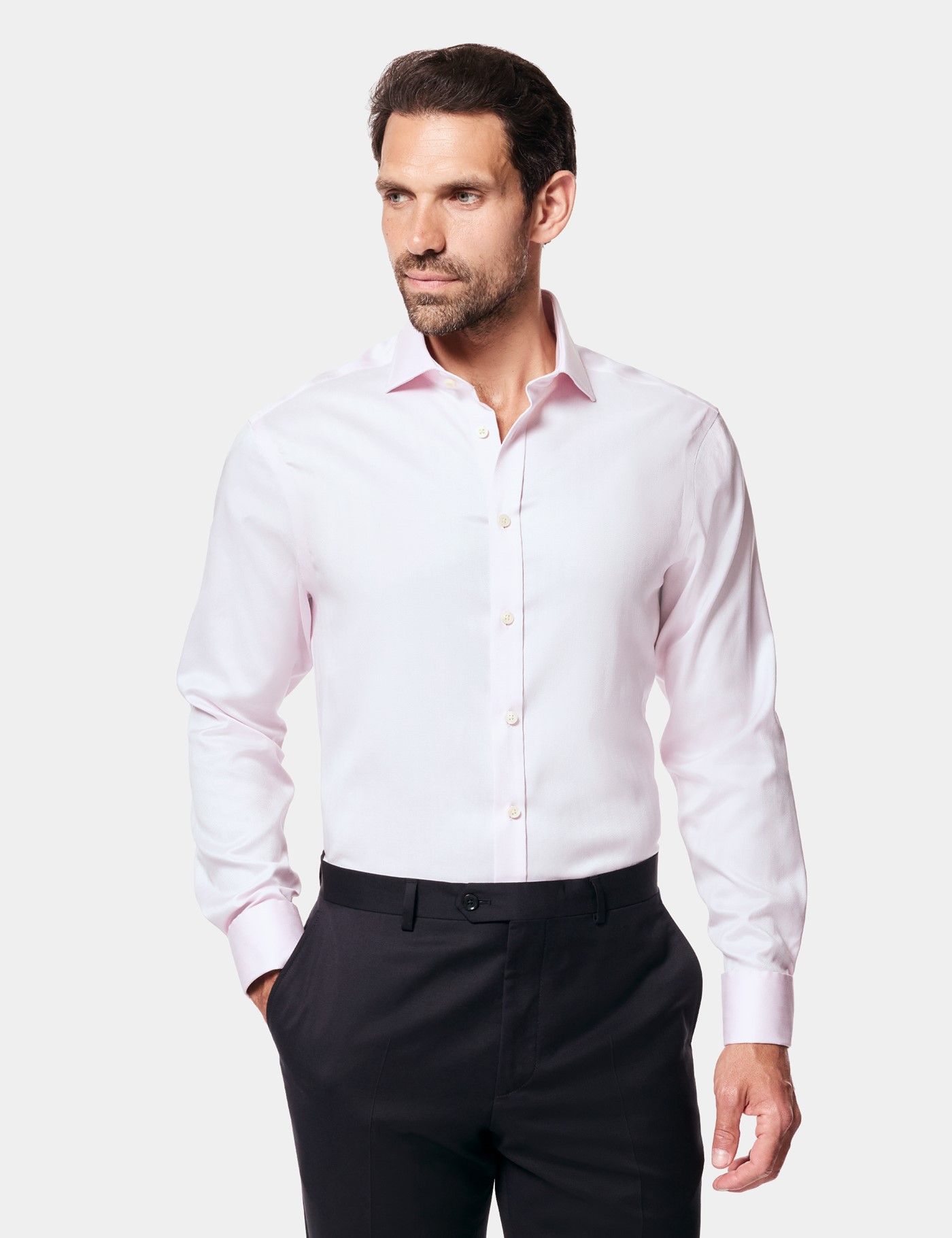 Formal Herringbone Shirts for Men | Hawes & Curtis | USA