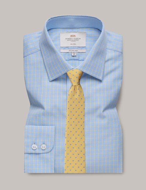 Checked Contrast Loose Shirt