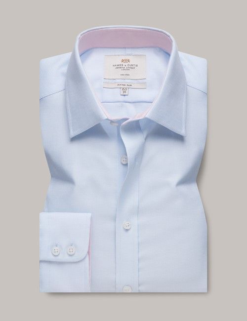 Men's Fitted Slim Shirts | Smart - Casual - Designer Shirts | Hawes ...