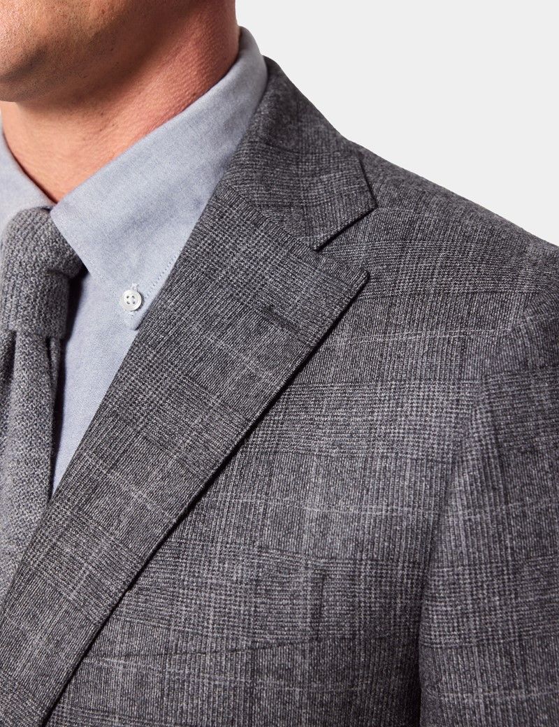 Slim Fit Grey Check 1913 Suit Jacket thumbnail 3