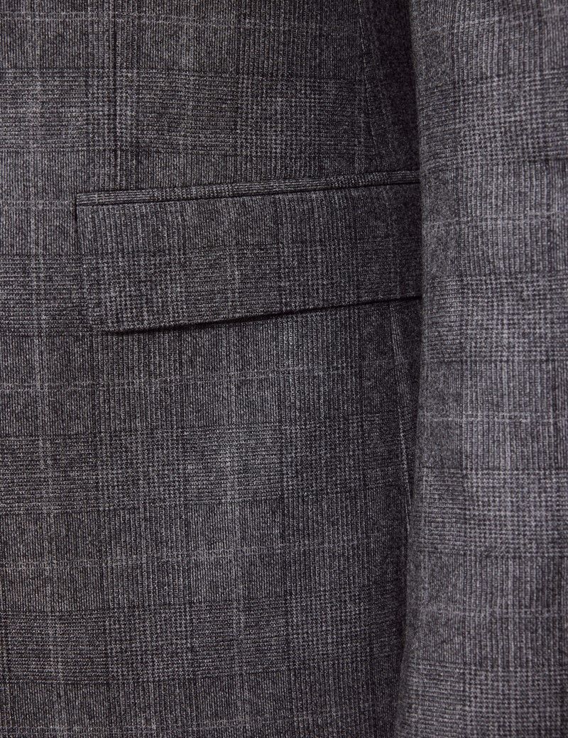 Slim Fit Grey Check 1913 Suit Jacket thumbnail 4