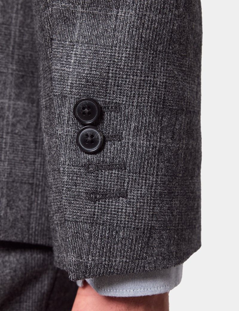 Slim Fit Grey Check 1913 Suit Jacket thumbnail 7