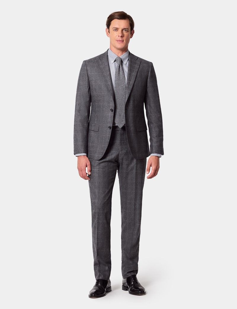 Slim Fit Grey Check 1913 Suit Jacket thumbnail 8