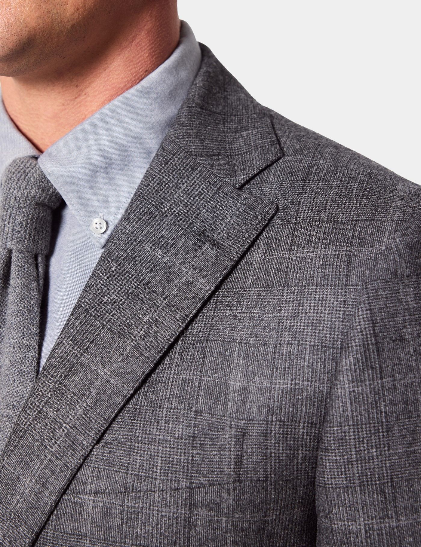 Slim Fit Grey Check 1913 Suit-preview