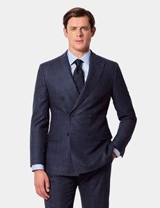 Slim Fit Navy Check 1913 Suit