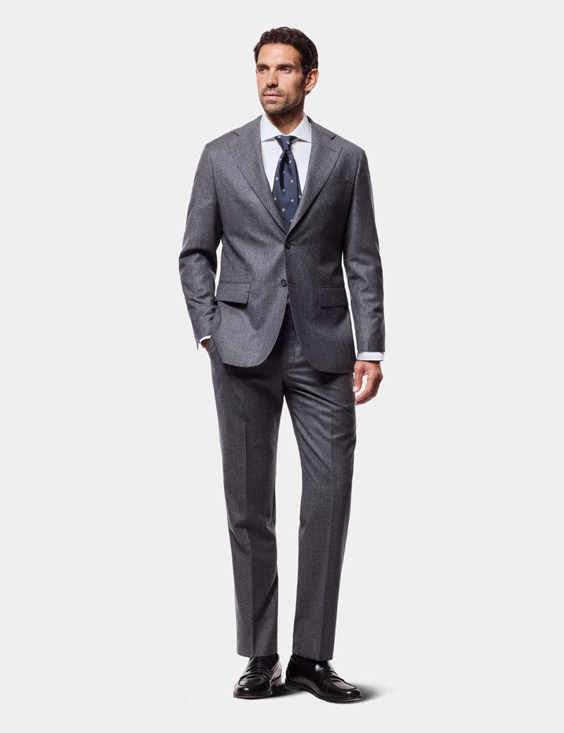 Tailored Fit Grey Crosshatch 1913 Suit thumbnail 9