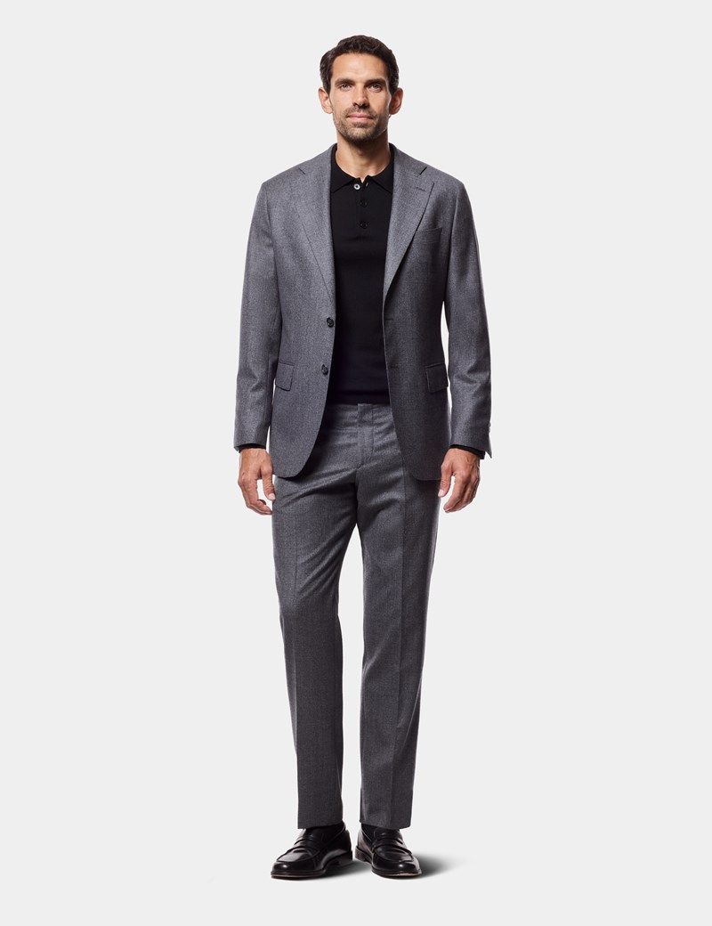 Tailored Fit Grey Crosshatch 1913 Suit thumbnail 7