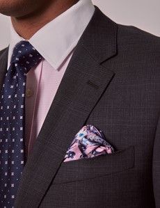 Slim Fit Charcoal Tonal Plaid Suit-preview2