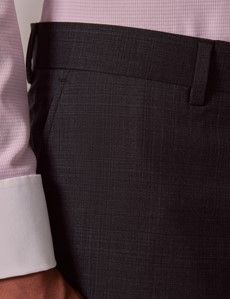 Slim Fit Charcoal Tonal Plaid Suit-preview9