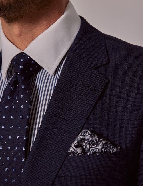 Indigo Check Slim Suit-preview