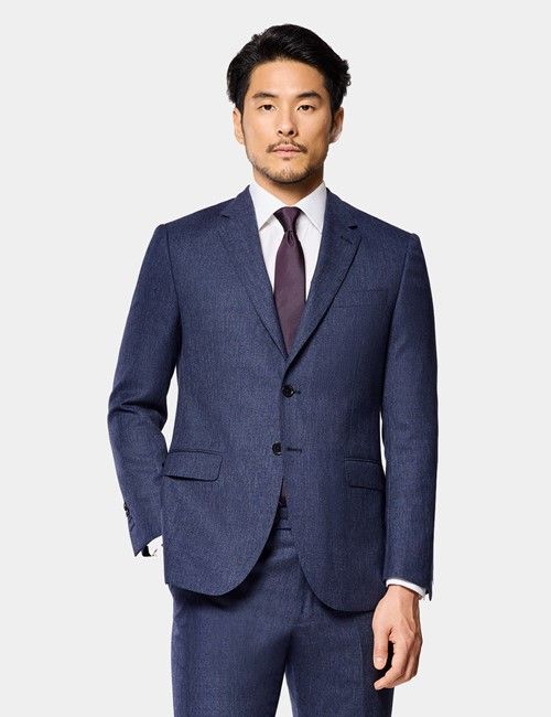 Slim Fit Pink & White Dogtooth Twill Non-Iron Shirt