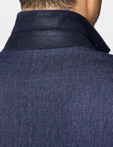 Slim Fit Blue & Red Prince of Wales Check Suit