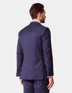 Tailored Fit Navy Semi Plain 1913 Suit Jacket-preview4