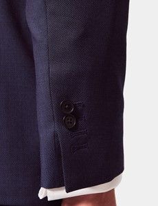 Tailored Fit Navy Semi Plain 1913 Suit Jacket-preview6