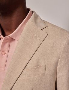 Slim Fit Stone Suit Jacket-preview1