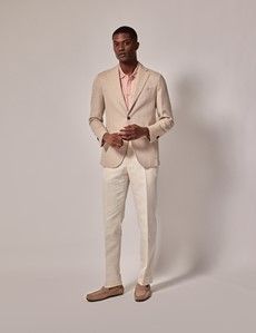 Slim Fit Stone Suit Jacket-preview3