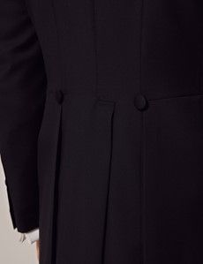 Black Italian Wool Morning Coat – 1913 Collection-preview5