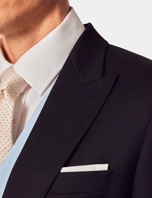 Black Italian Wool Morning Coat – 1913 Collection-preview