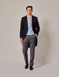 Black & Grey Italian Wool Morning Suit – 1913 Collection