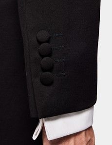 Tailored Fit Black & Grey Morning Suit