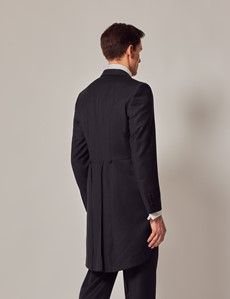 Charcoal Italian Wool Morning Coat – 1913 Collection-preview4