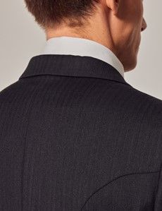 Charcoal Italian Wool Morning Coat – 1913 Collection-preview5