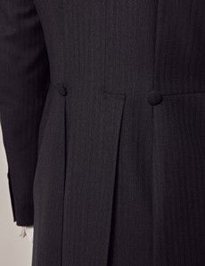 Charcoal Italian Wool Morning Coat – 1913 Collection-preview3