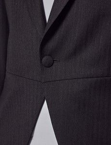 Charcoal Italian Wool Morning Coat – 1913 Collection-preview2