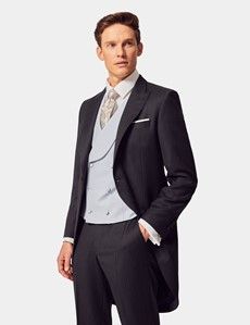 Tailored Fit Charcoal 1913 Morning Suit Jacket