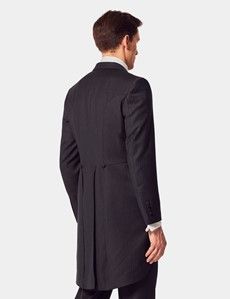 Tailored Fit Charcoal 1913 Morning Suit Jacket-preview3