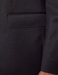 Tailored Fit Charcoal Twill 1913 Suit Jacket-preview2