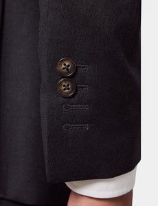 Tailored Fit Charcoal Twill 1913 Suit Jacket-preview6