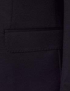 Navy Twill Tailored Italian Suit Jacket - 1913 Collection-preview5