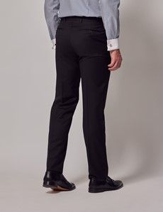 Black Twill Weave Italian Tailored Suit - 1913 Collection-preview9
