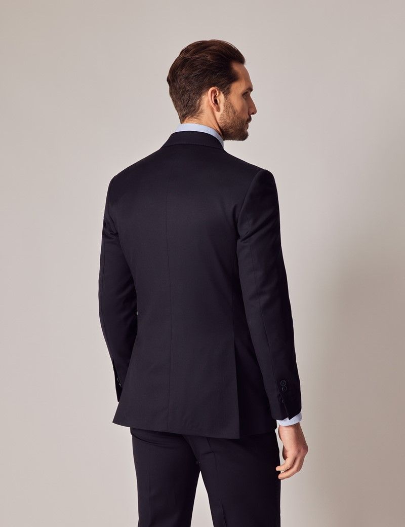 Men's Navy Twill Italian Tailored Suit - 1913 Collection| Hawes & Curtis