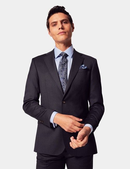 Tailored Fit Charcoal Twill 1913 Suit