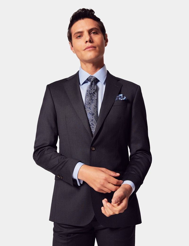Tailored Fit Charcoal Twill 1913 Suit