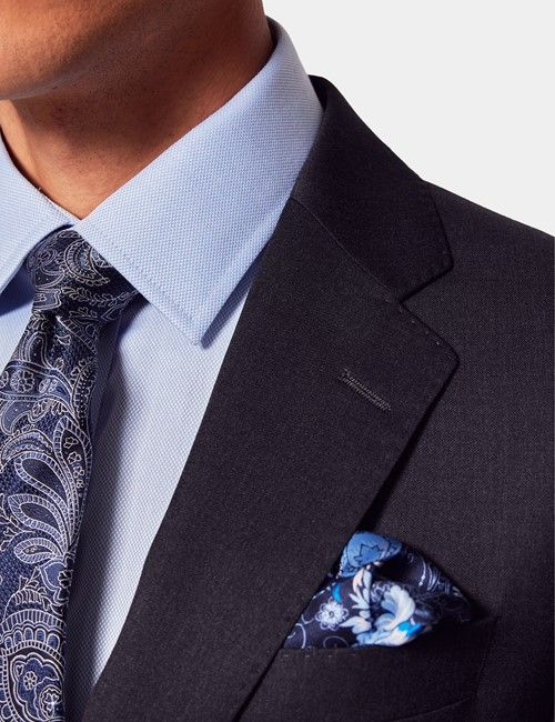 Tailored Fit Charcoal Twill 1913 Suit-preview