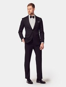 Tailored Fit Black 1913 Dinner Suit Jacket-preview7