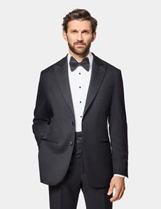 Tailored Fit Black 1913 Dinner Suit Jacket
