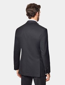 Tailored Fit Black 1913 Dinner Suit Jacket