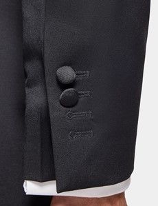 Tailored Fit Black 1913 Dinner Suit Jacket