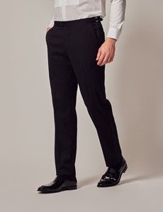 Black Wool Tailored Fit Tuxedo - 1913 Collection-preview8