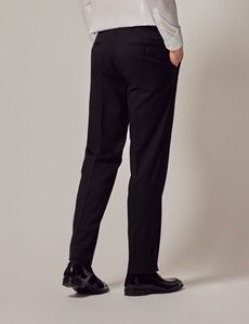 Black Wool Tailored Fit Tuxedo - 1913 Collection-preview10