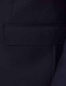Navy Birdseye Italian Tailored Suit Jacket - 1913 Collection-preview2