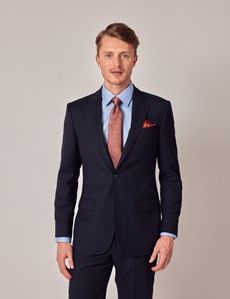 Navy Birdseye Italian Tailored Suit - 1913 Collection-preview8